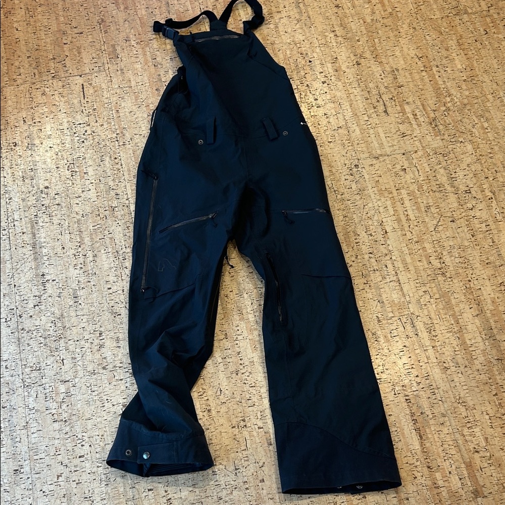 Black Snow Bib Overalls